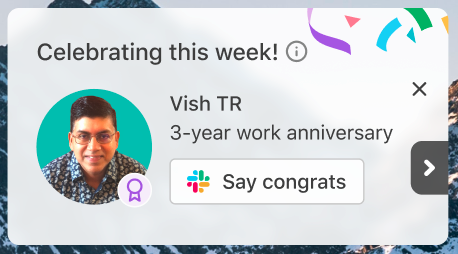 Celebrations Widget