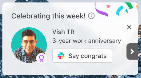 Celebrations Widget