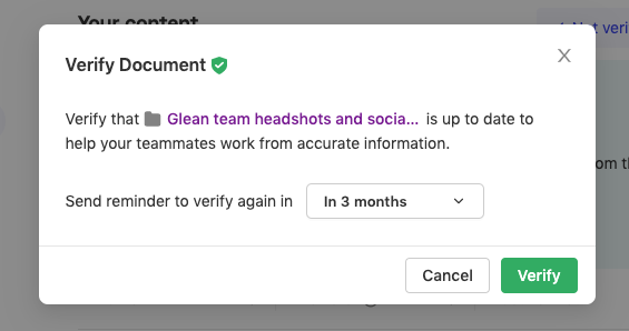 Verifying Document