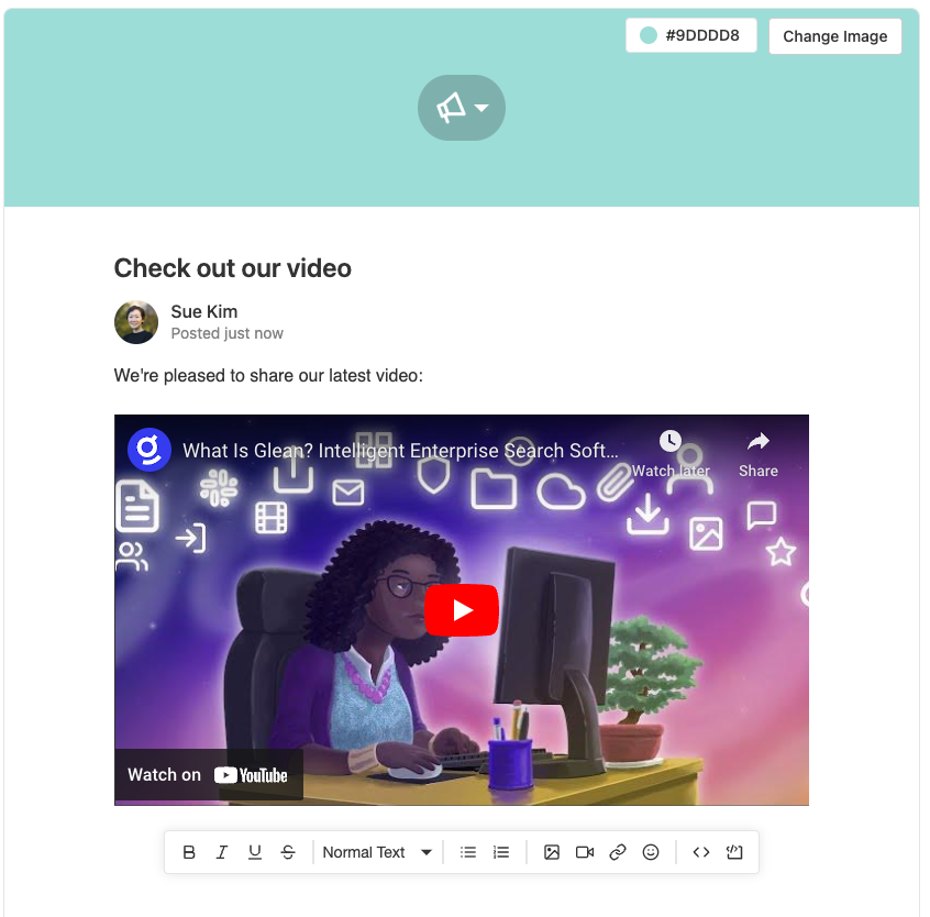 Video Integration