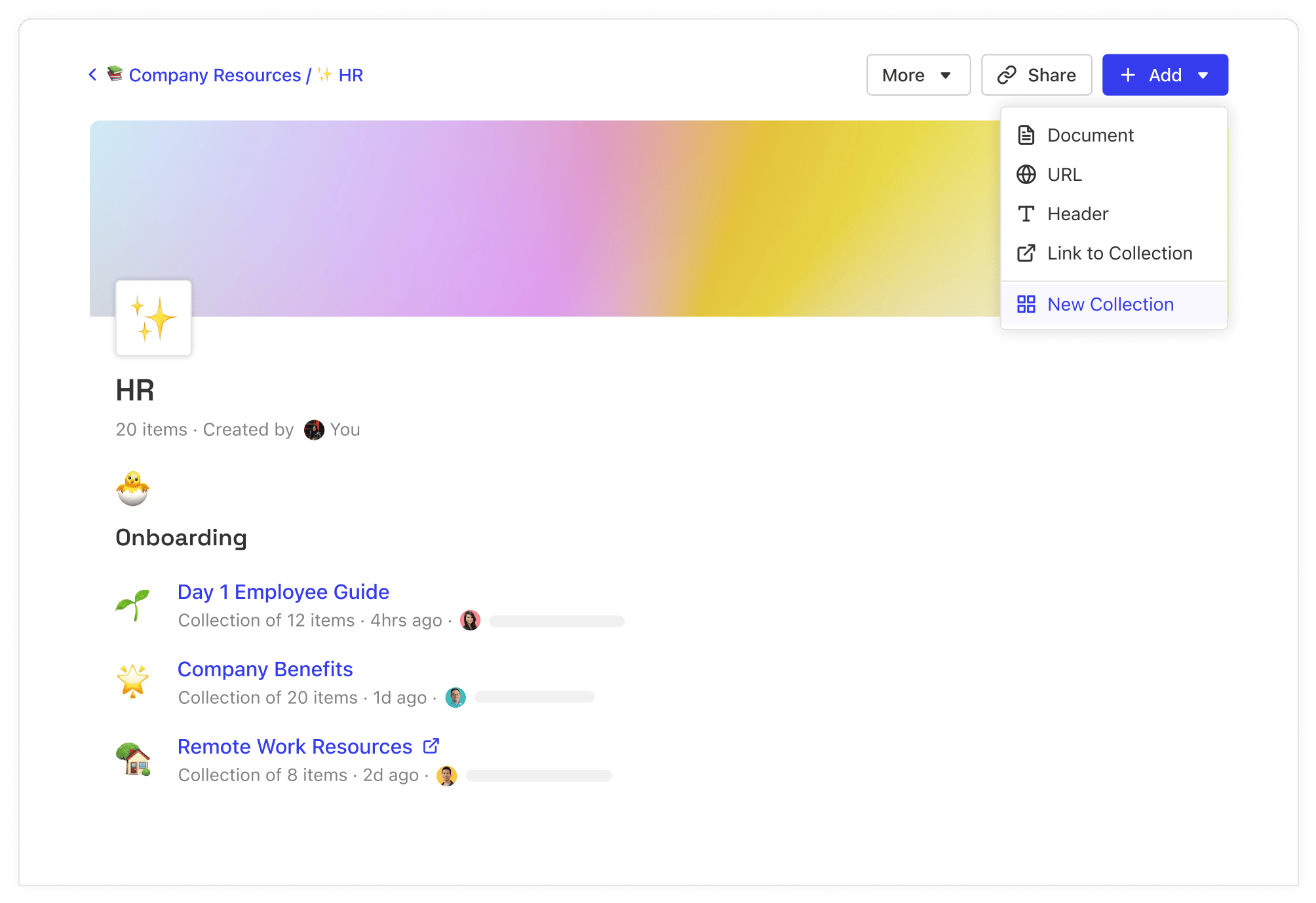 Organizing Collections