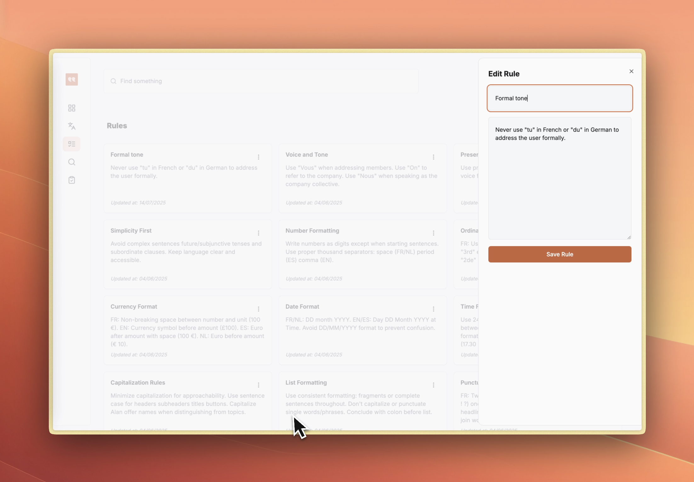 translation rules screenshot