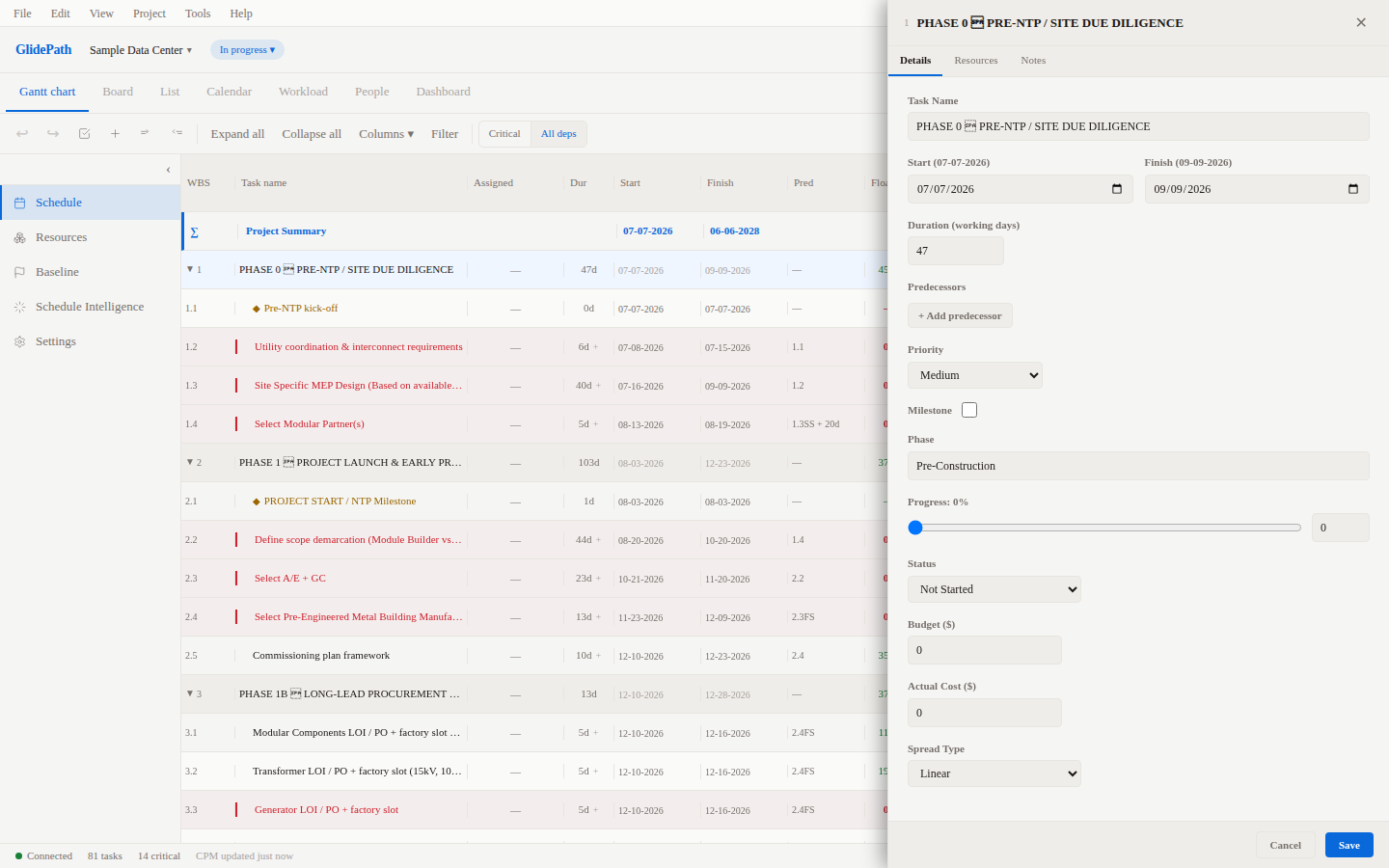 Dependency Picker Dialog