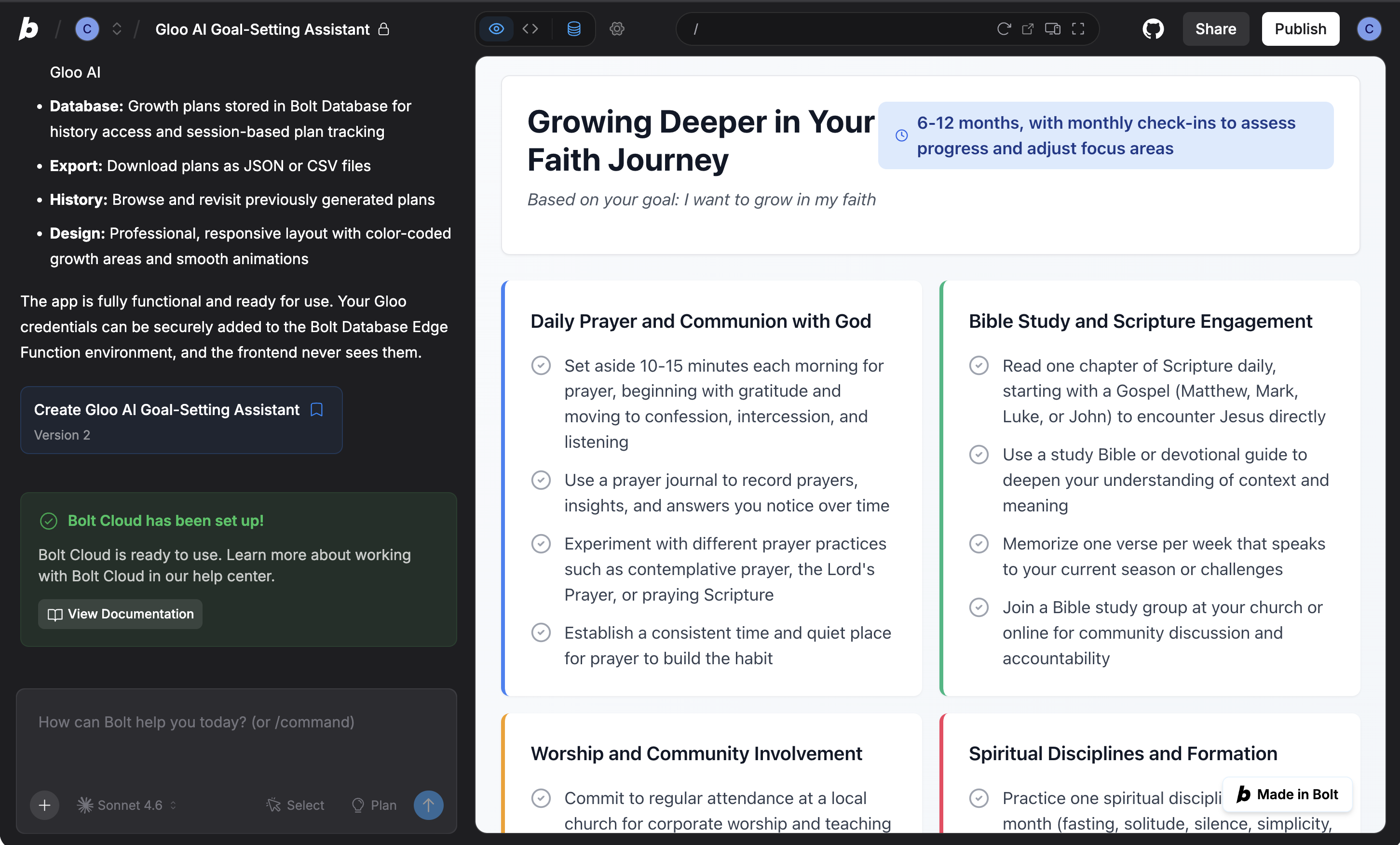 Example 2: Tool Use in Action - Bolt