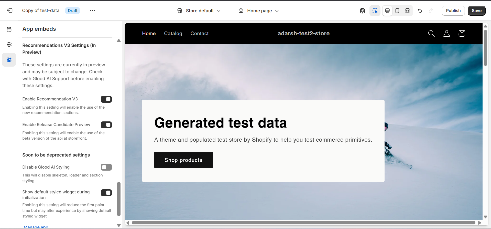 Enable v3 Recommendations