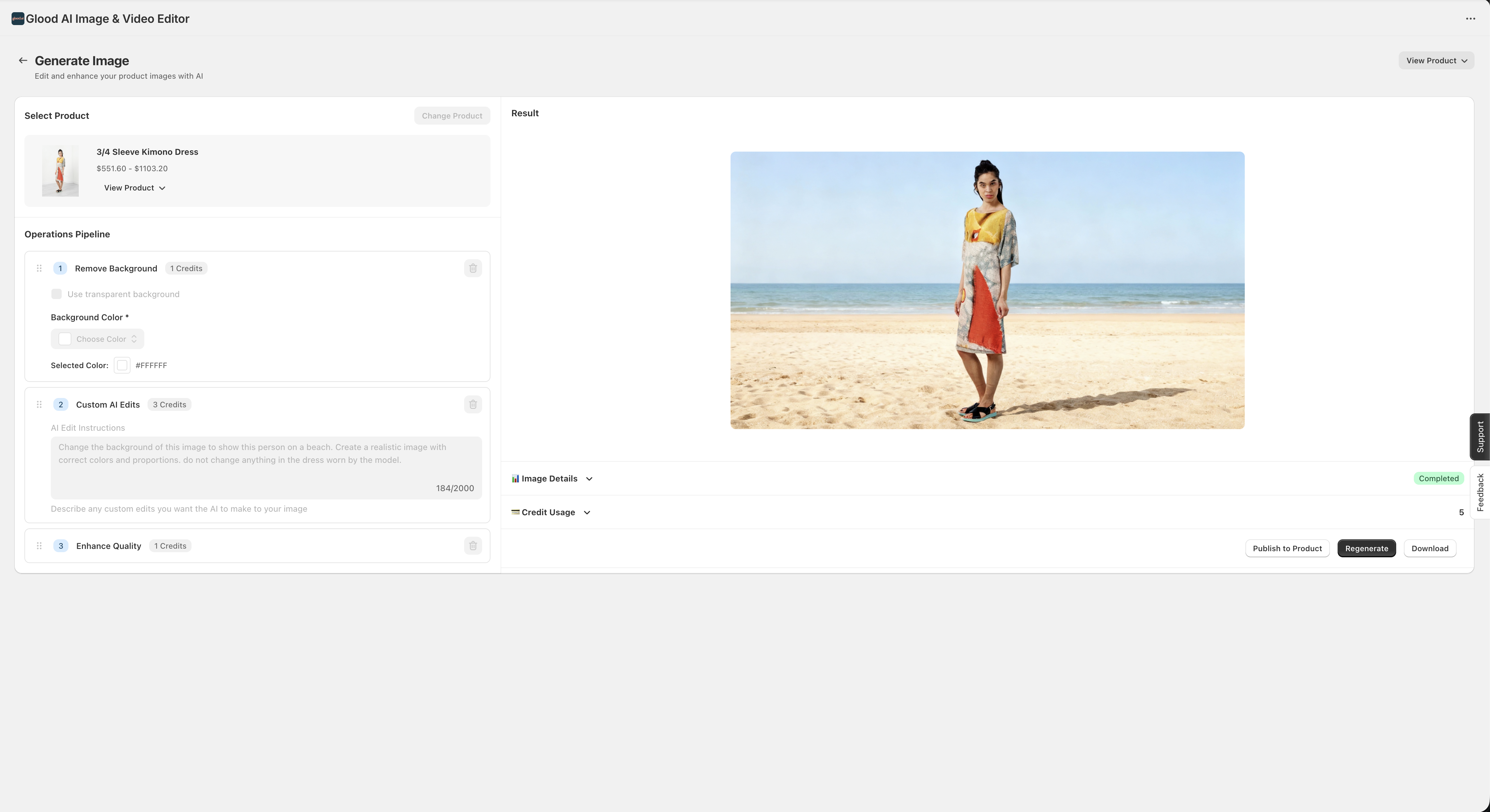 Image Editing Completed