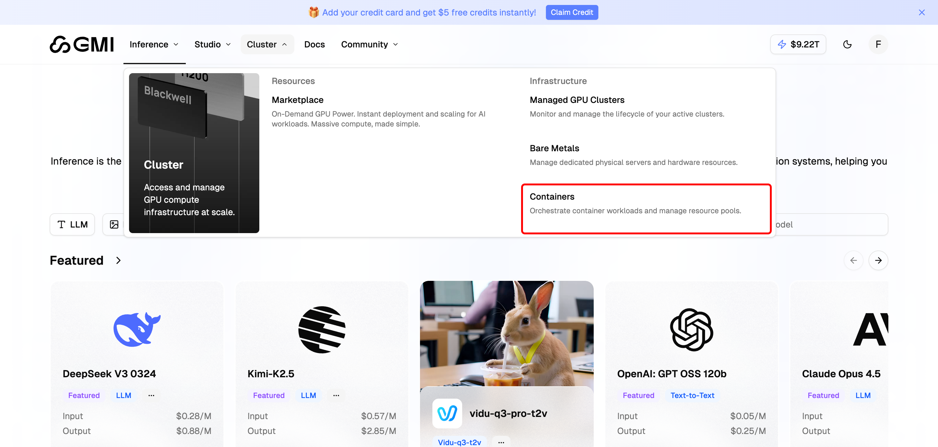 Container Resources - GMI Cloud Documentation