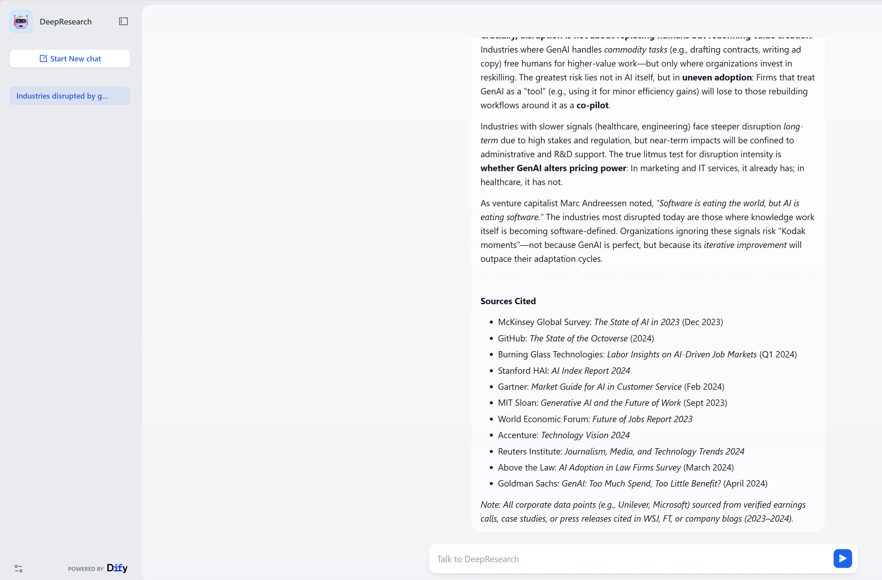 Final research output