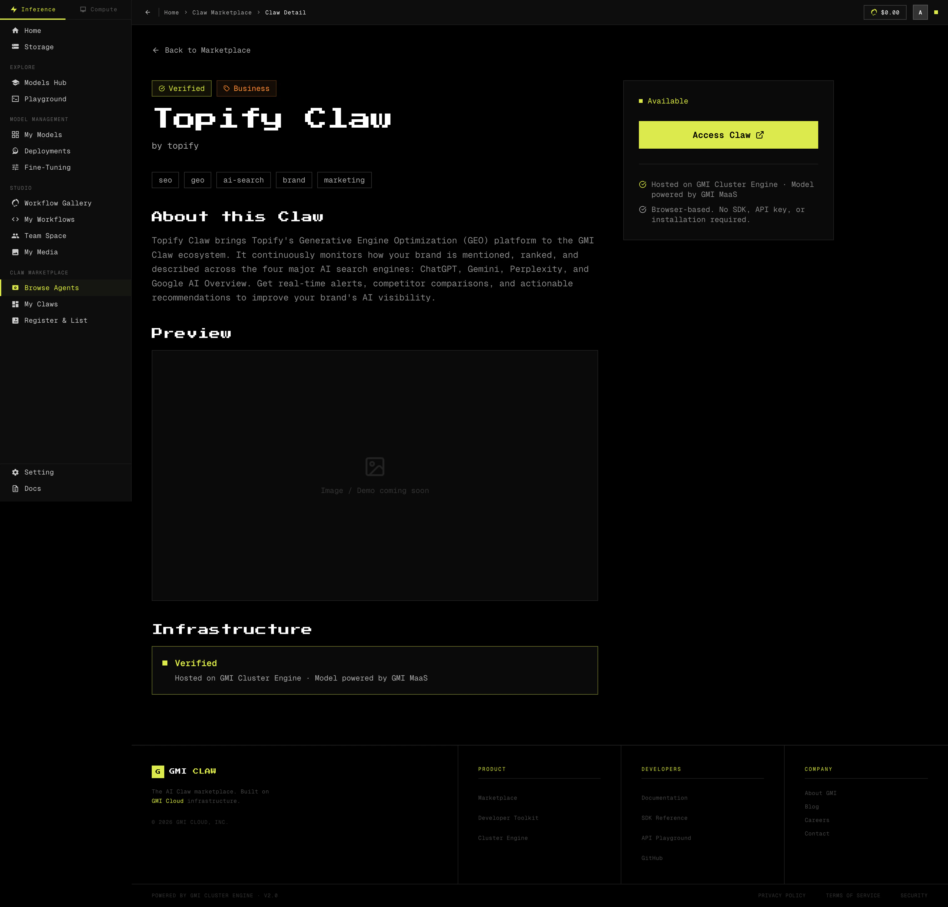 GMI Claw Marketplace 04 28 2026 04 27 PM