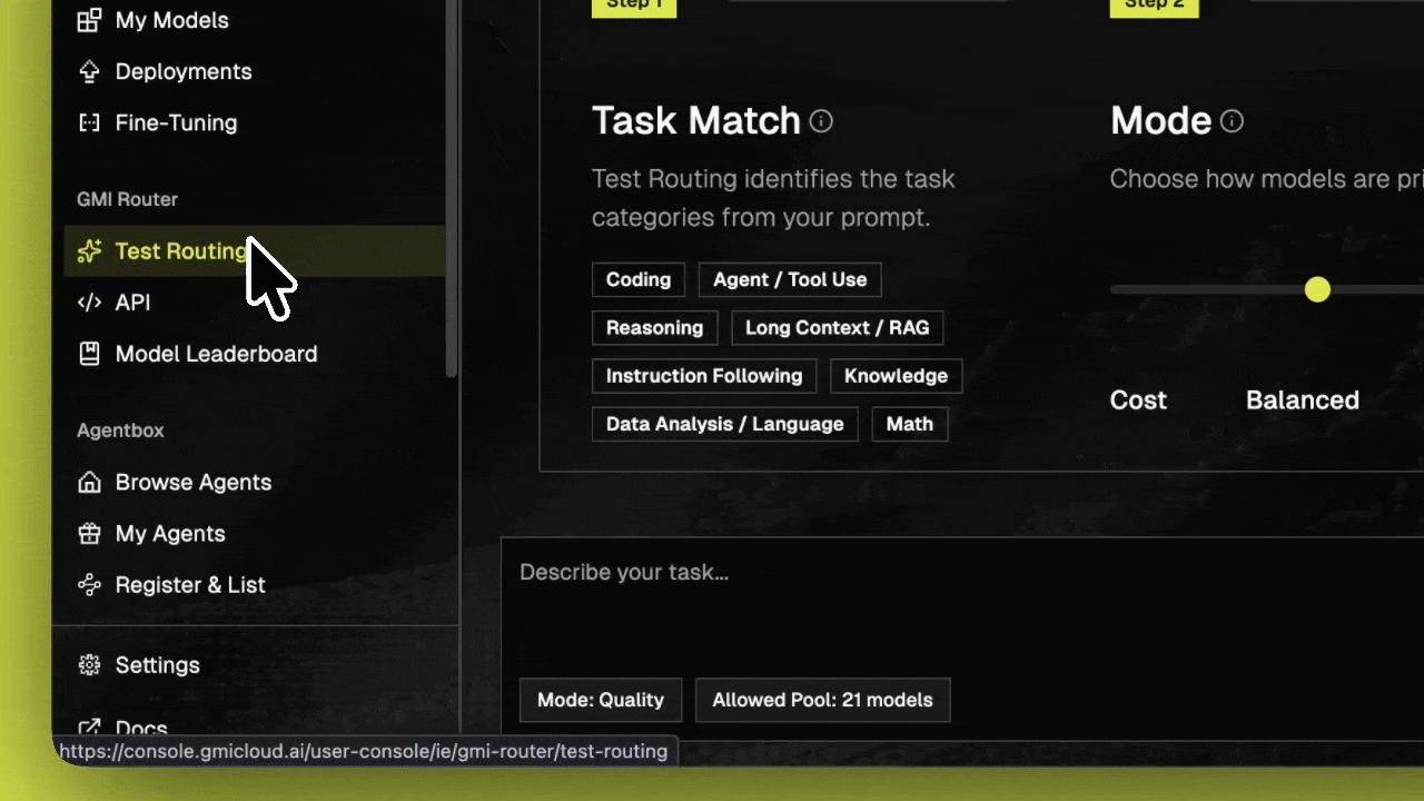 GMI Router Ui