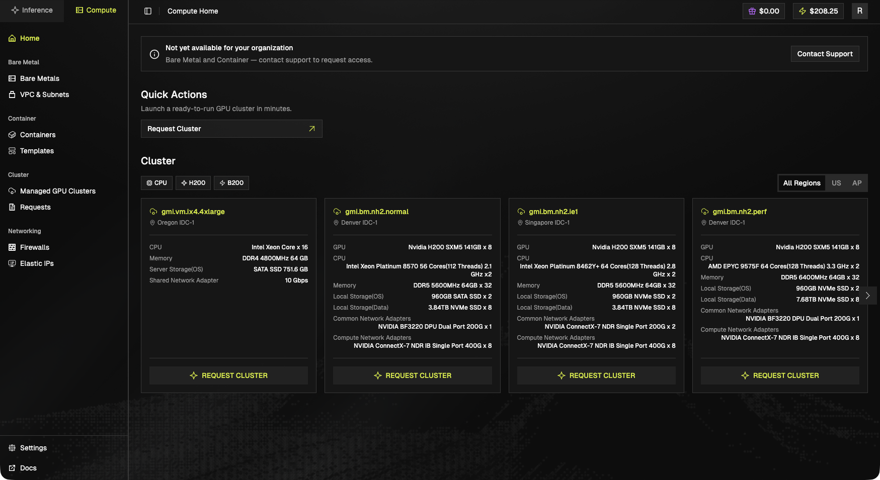GPU Compute - GMI Cloud Documentation