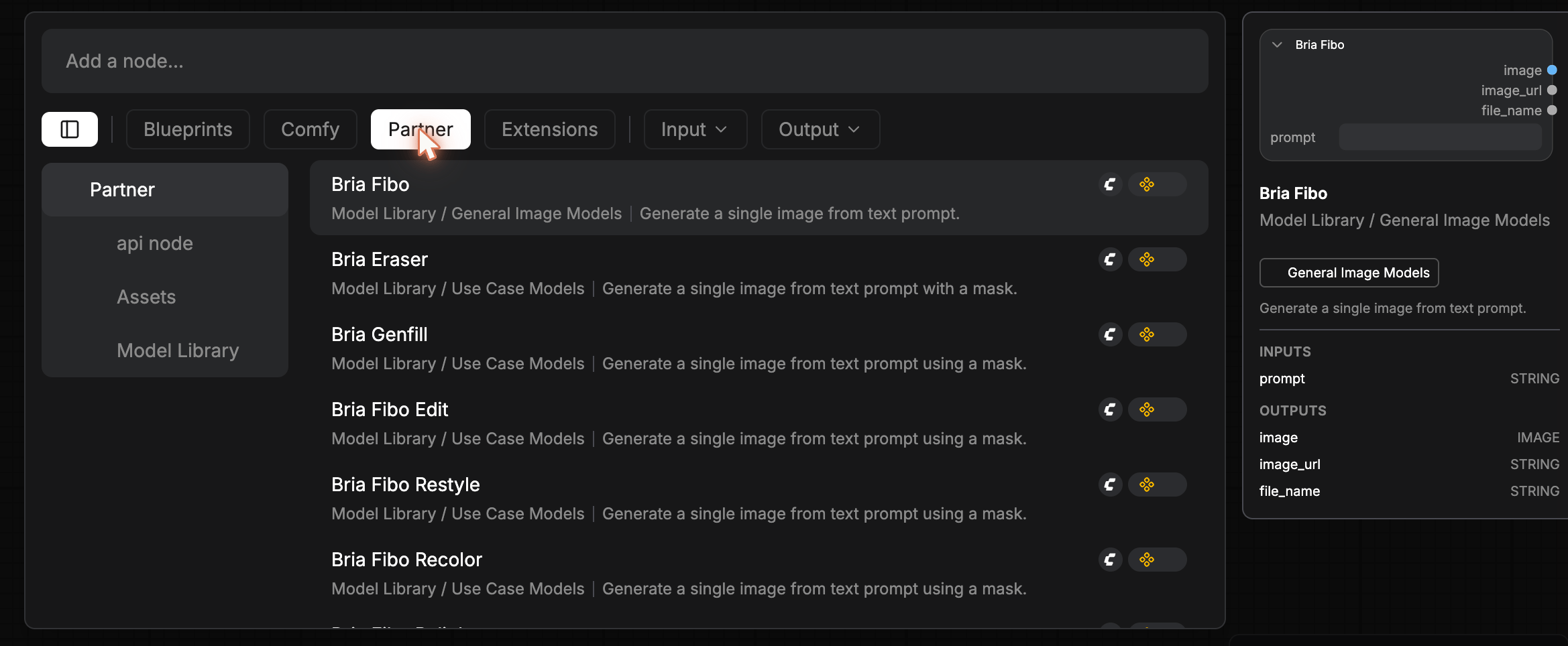 Partner filter, Use Case Models