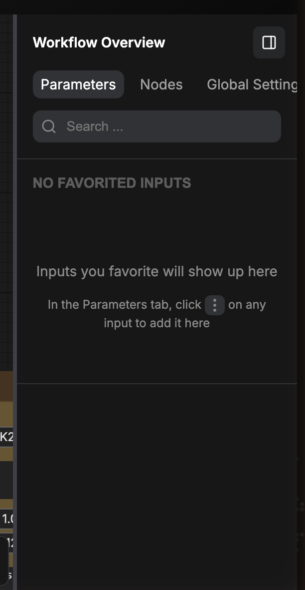 Workflow Overview, Parameters