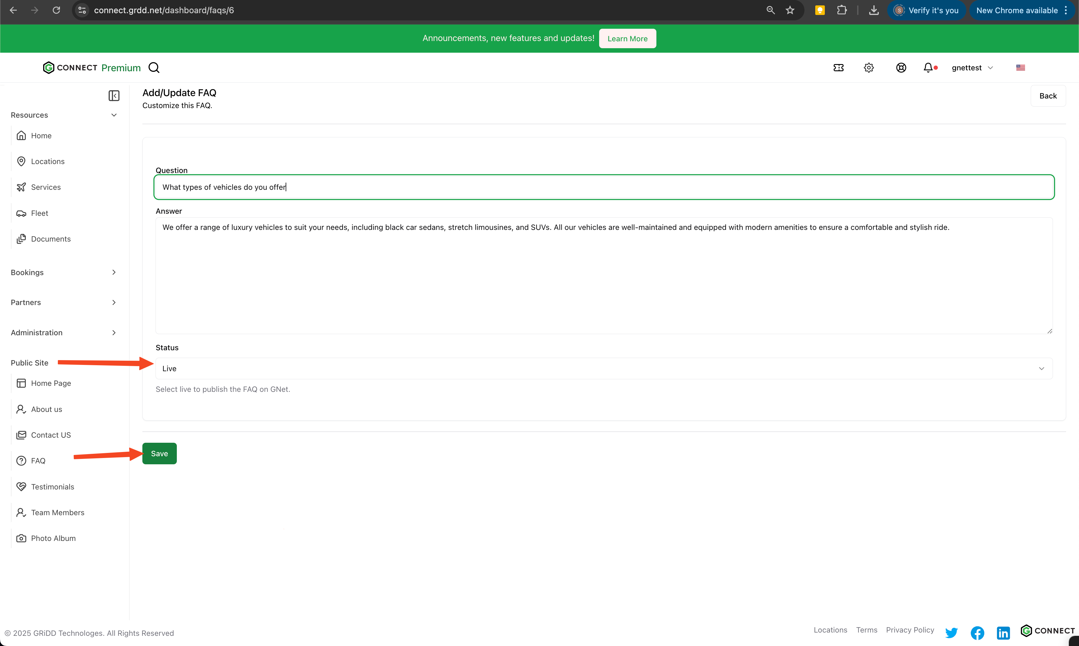 FAQ Entry
