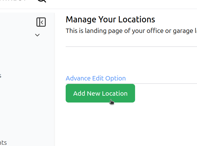 Add new location button