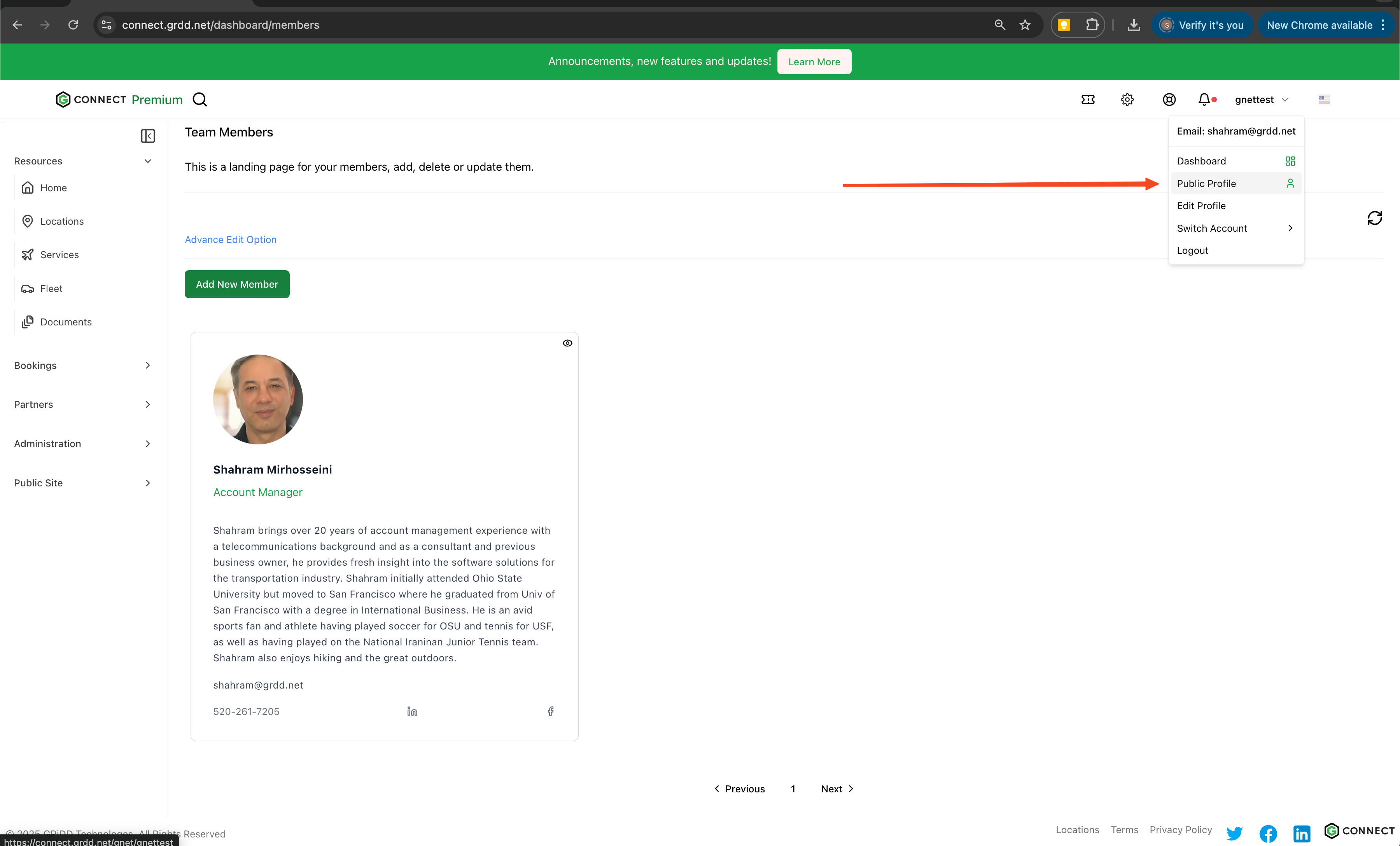 Public Profile