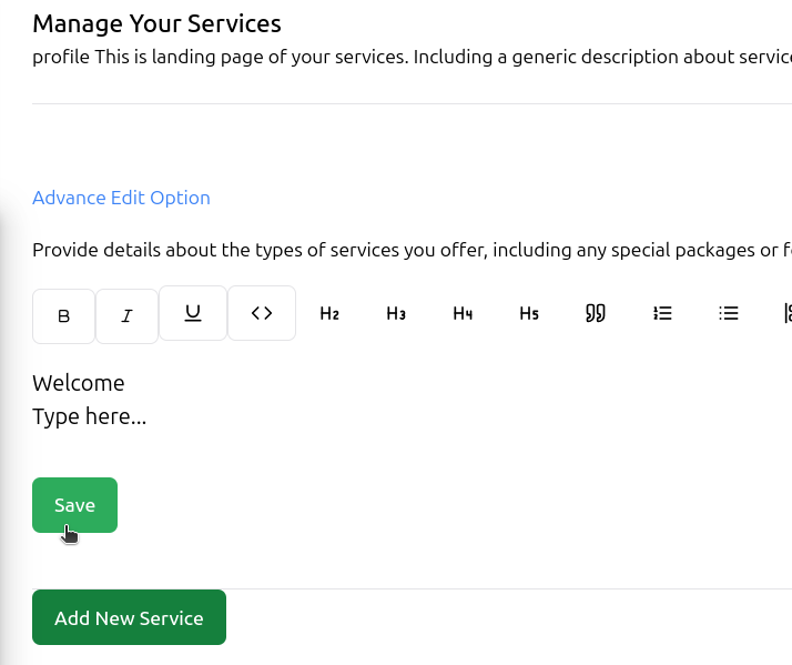 Save header text changes