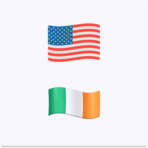 Live in United States and Ireland