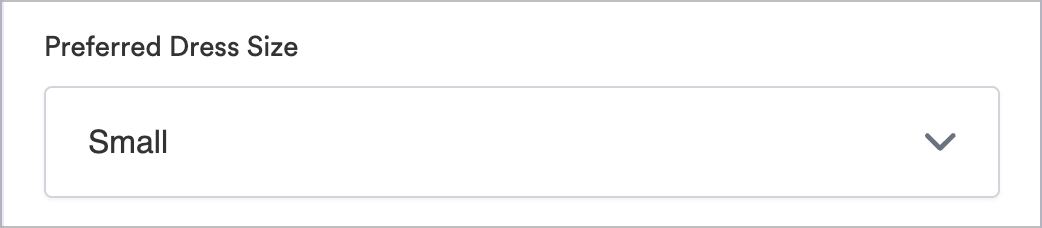 Dropdown Example