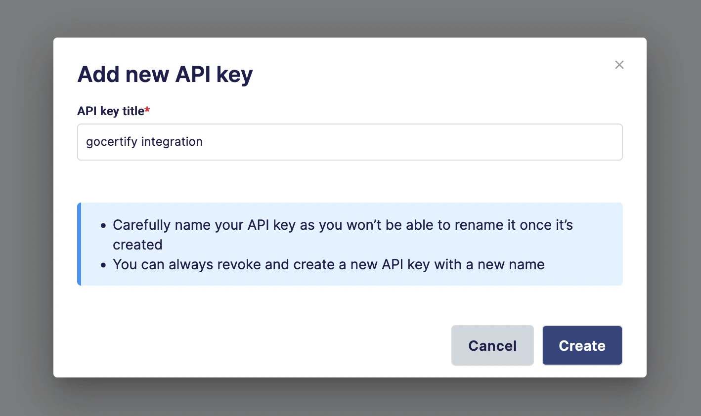 Ometria Name API Key