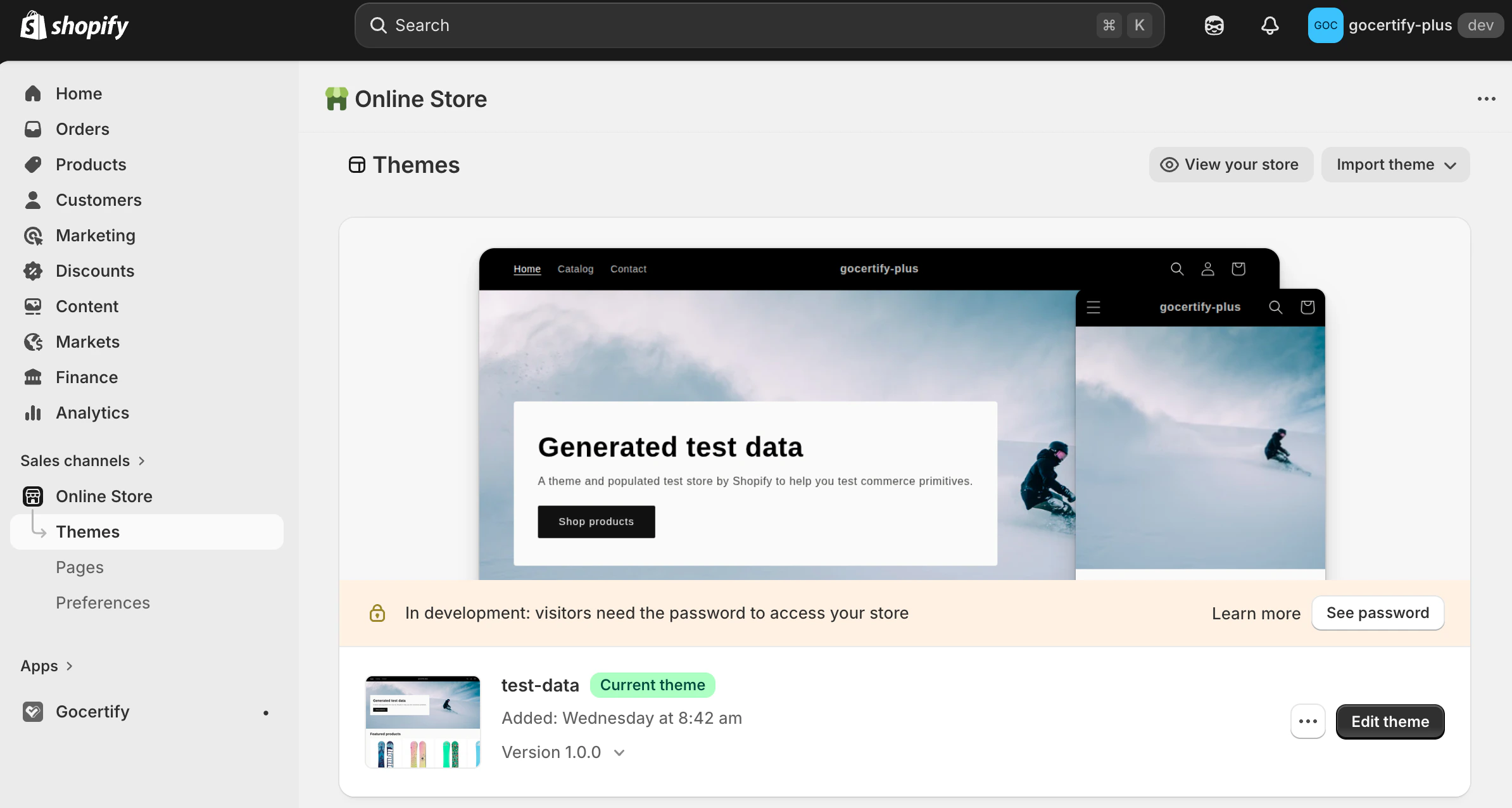 Shopify Online Store Themes