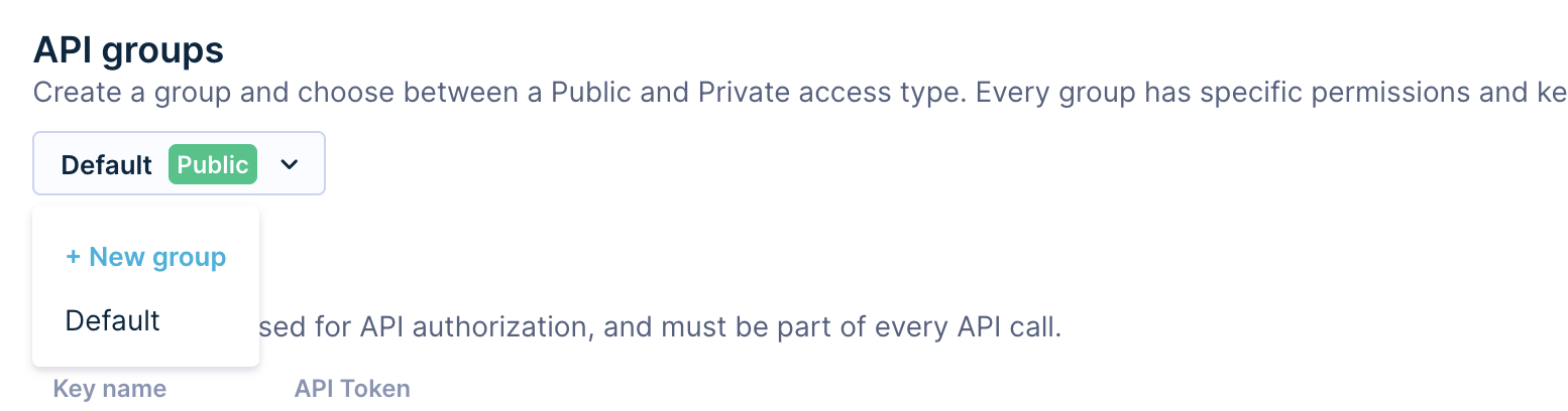 Bloomreach New API Group