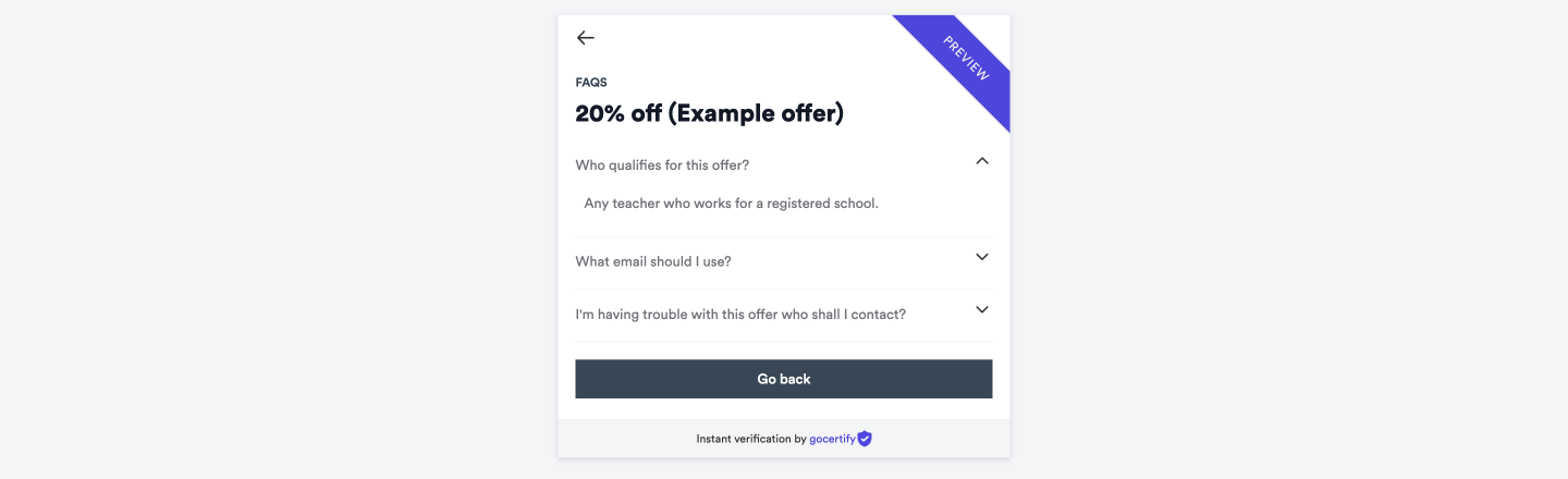 Example FAQs of Campaign