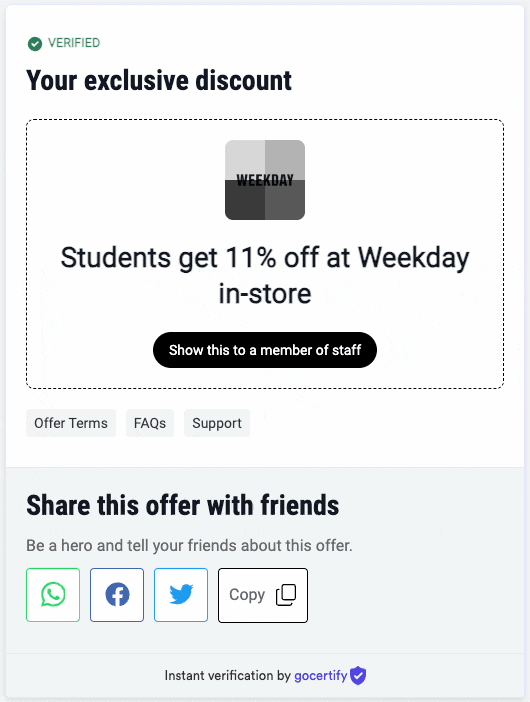 Flashing in store code