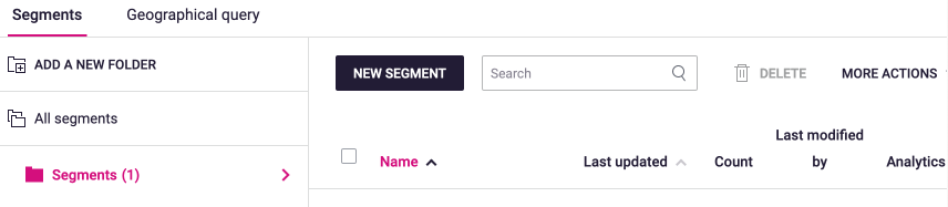 Dotdigital new segment