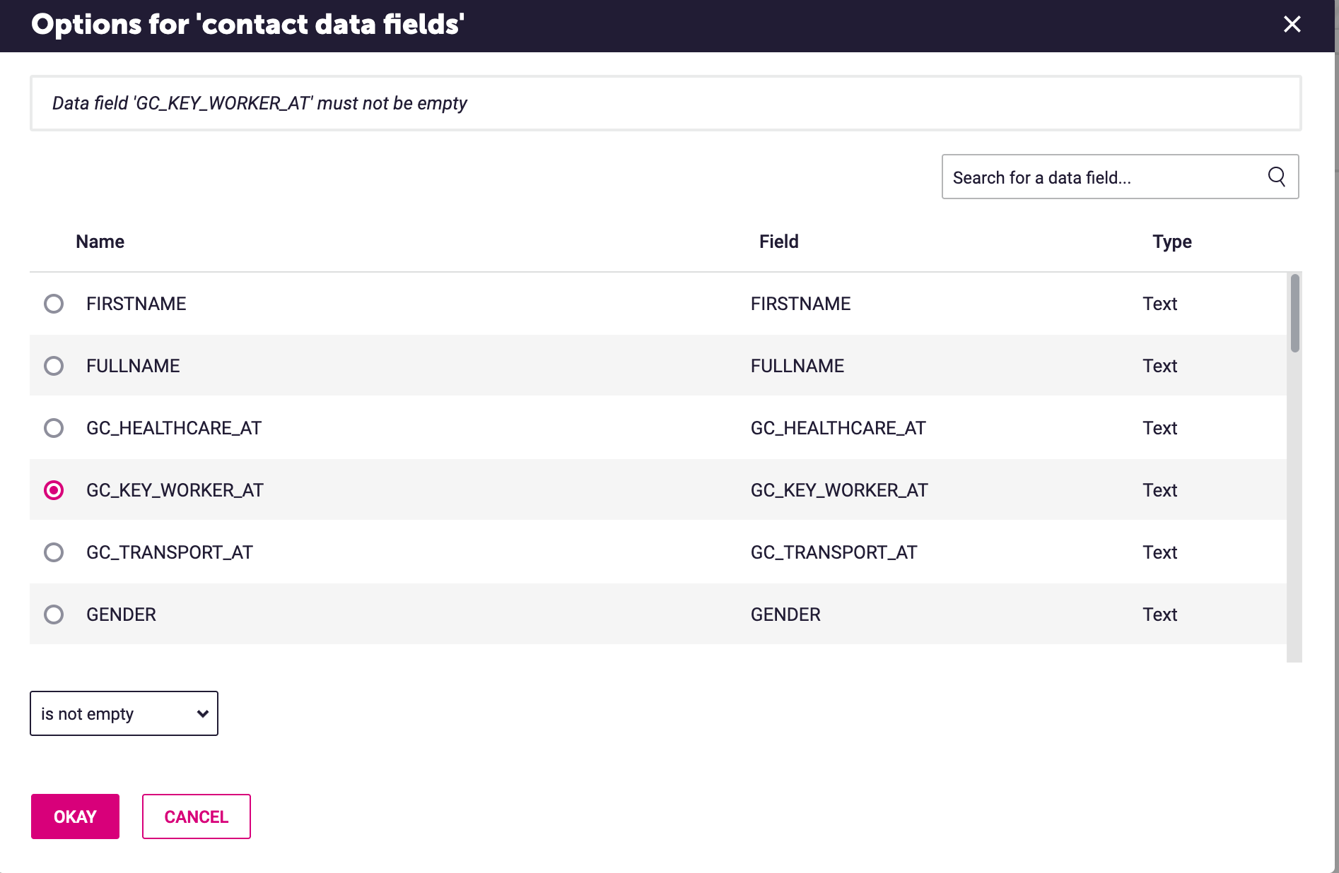 Dotdigital segment filters