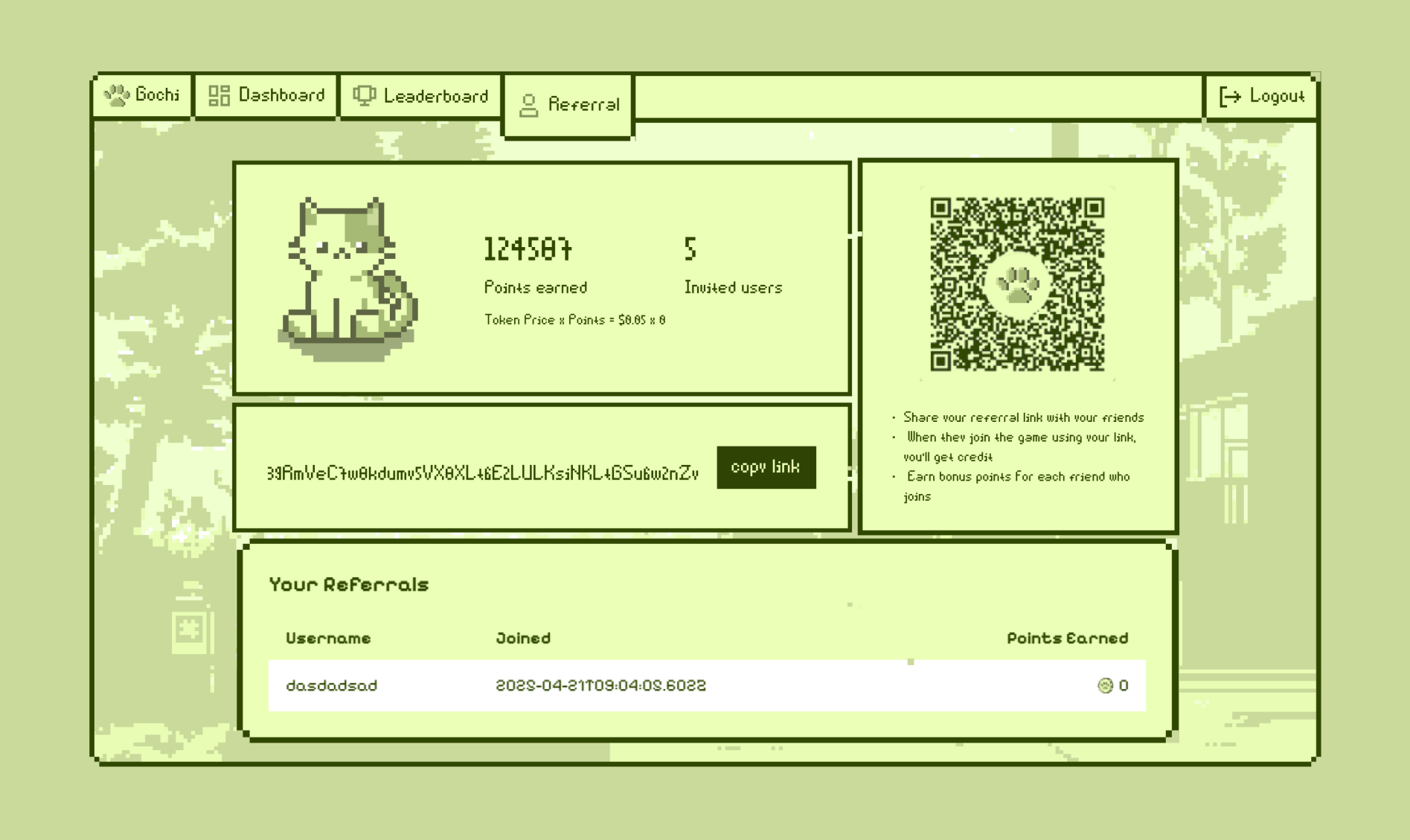 GOCHI Referral Dashboard