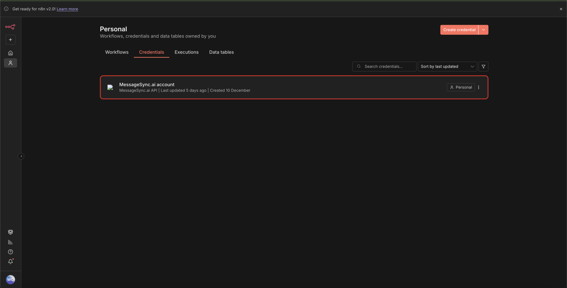 Install the MessageSync.ai Community Node in n8n