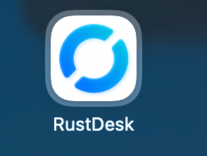 Ícono de la aplicación RustDesk