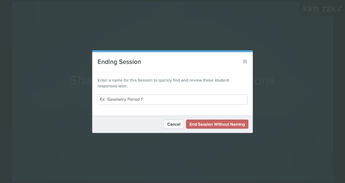 End Session Modal