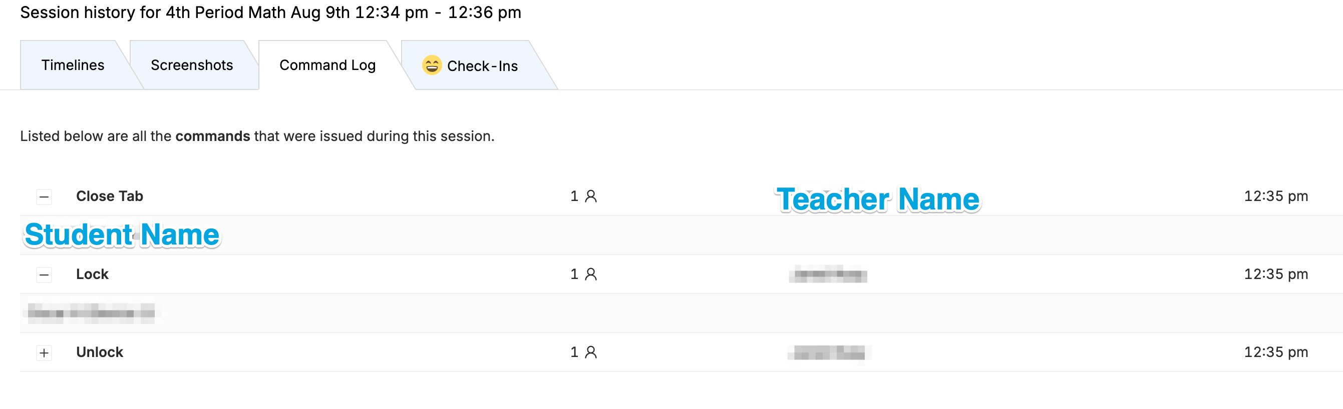 View Timeline Data