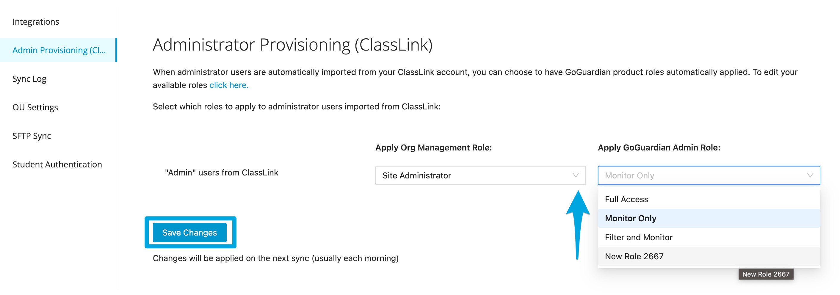 Optional: Provision Admin Accounts from Clever or ClassLink
