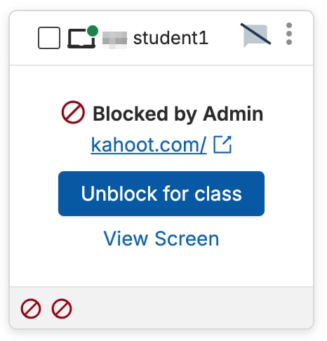 Override Blocked Websites in Teacher