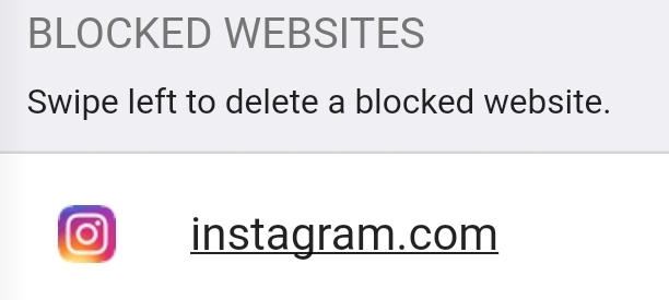 GoGuardian Parent App blocked websites page