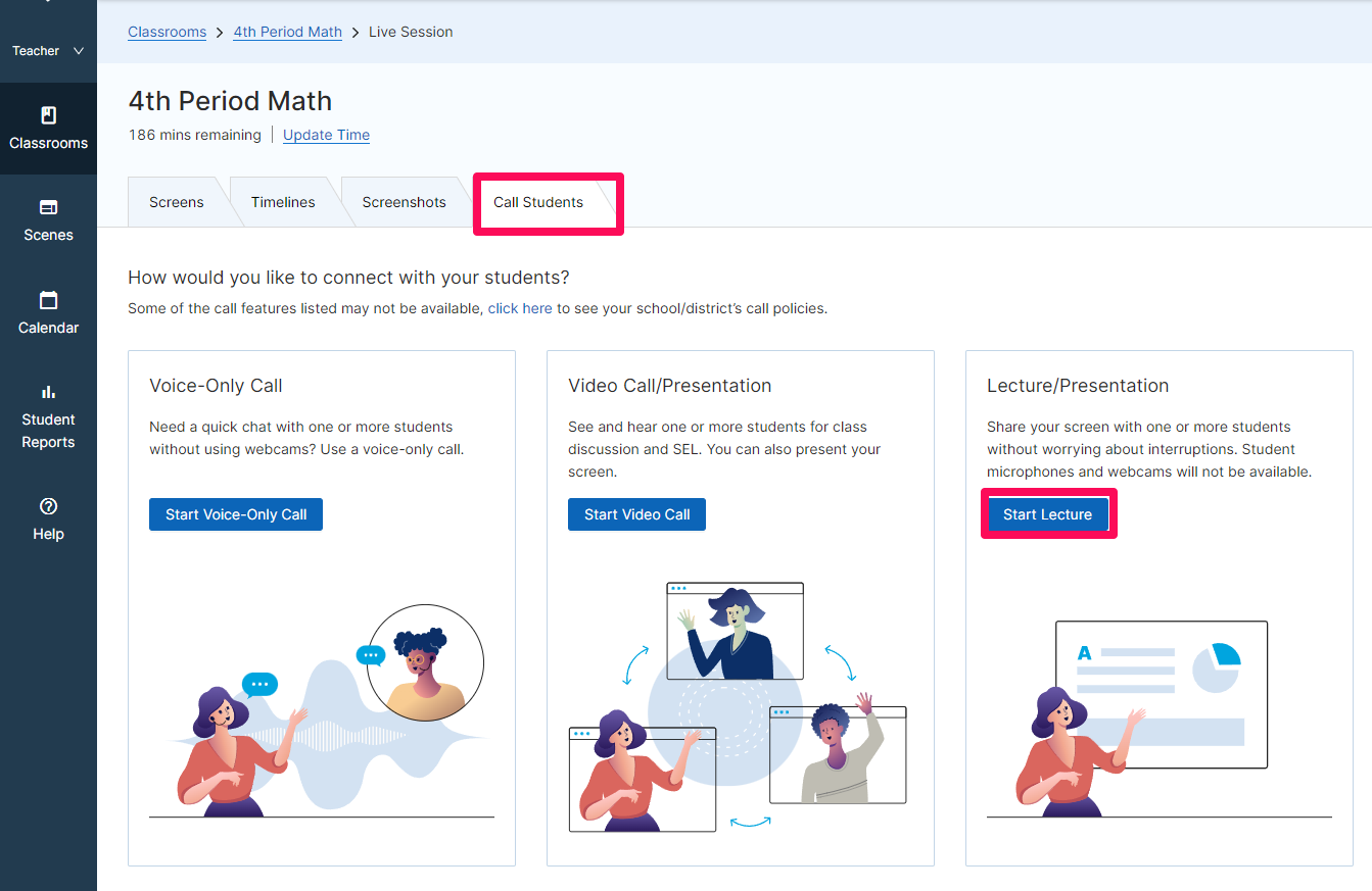 Use Lecture and Presentation Mode - GoGuardian