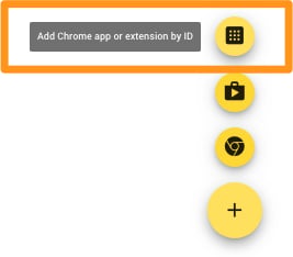 The Add Chrome app or Extension by ID button in Google Admin Console