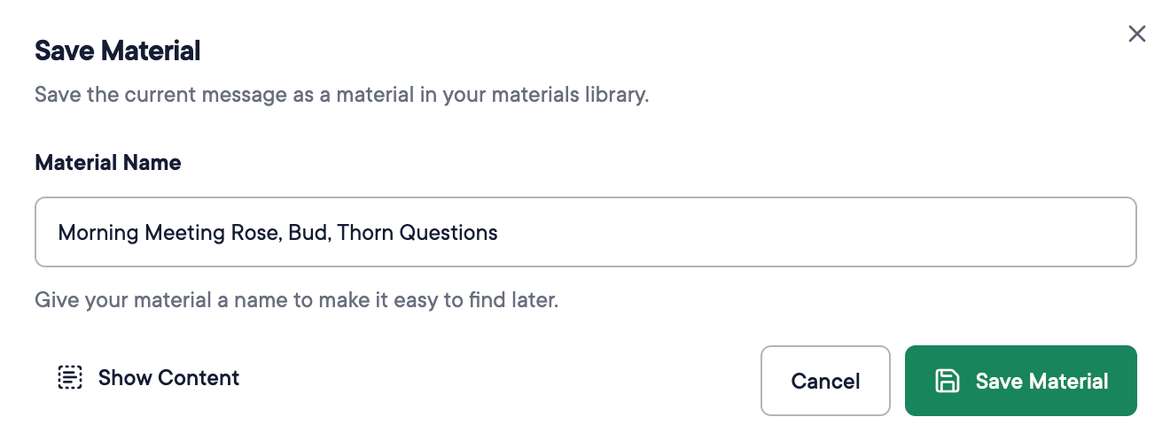 Save Specific Outputs in Materials