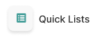 Quick Lists icon