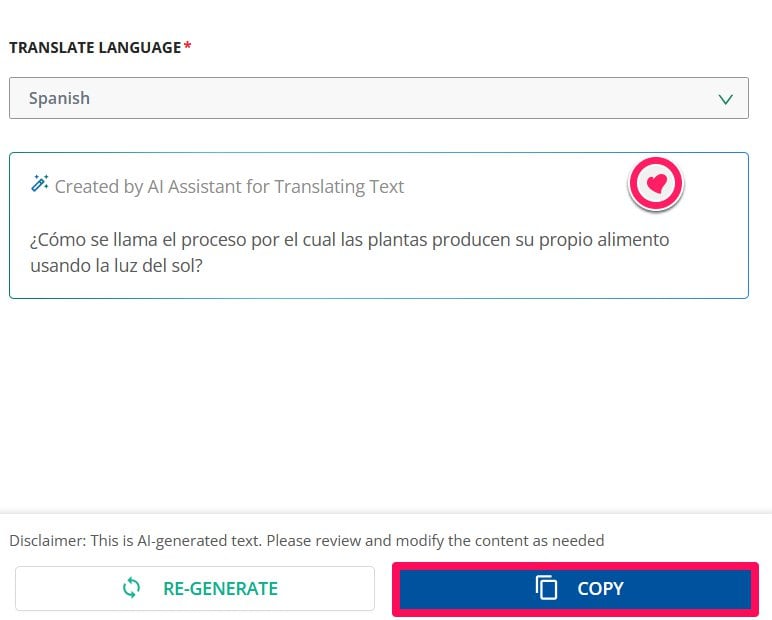 Generate Full Item