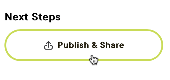 Publish and Share button in Pear Deck Sidebar