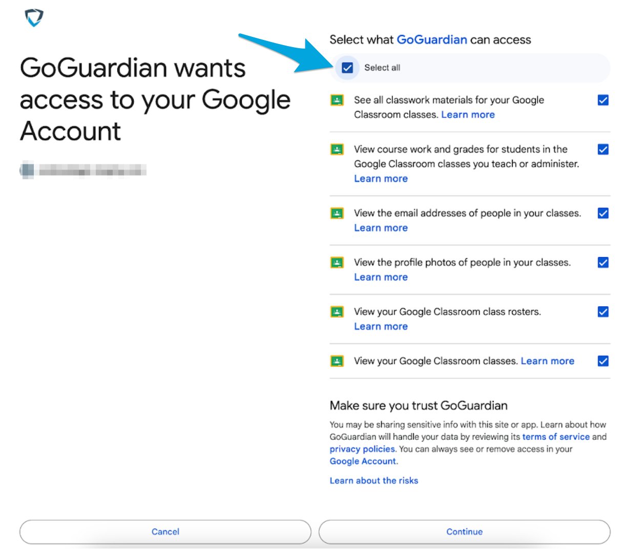 Import Classes from Google Classroom