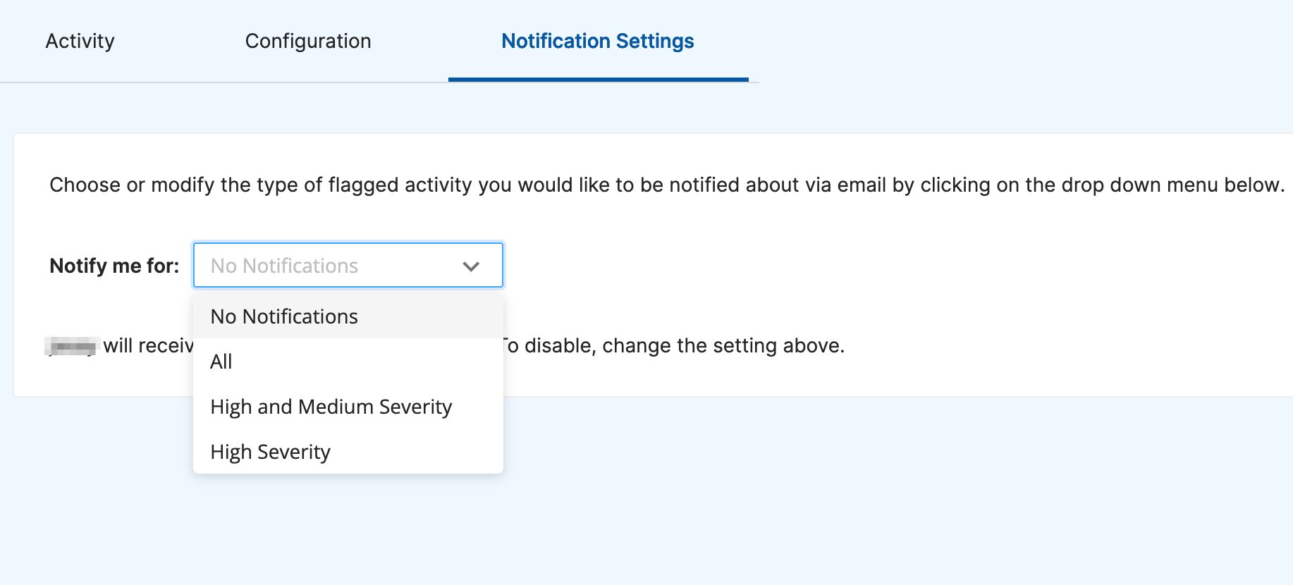 Understand Flagged Activity
