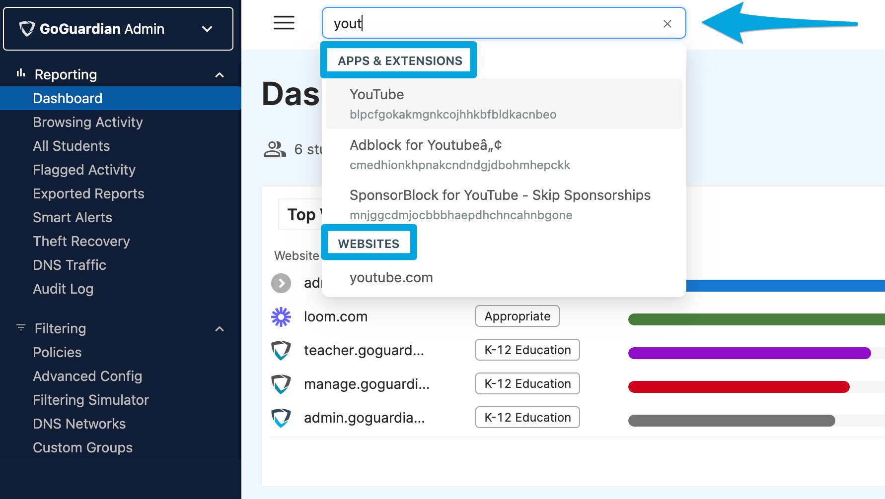 Access Global Search