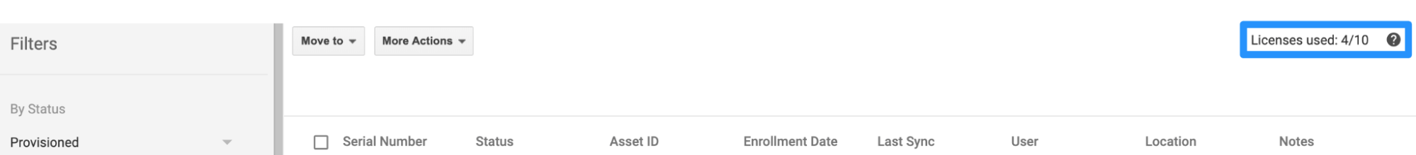 Verify Device Count After Sync