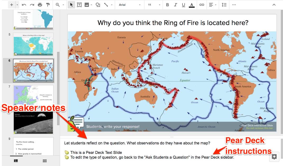 screenshot of google slides presentation