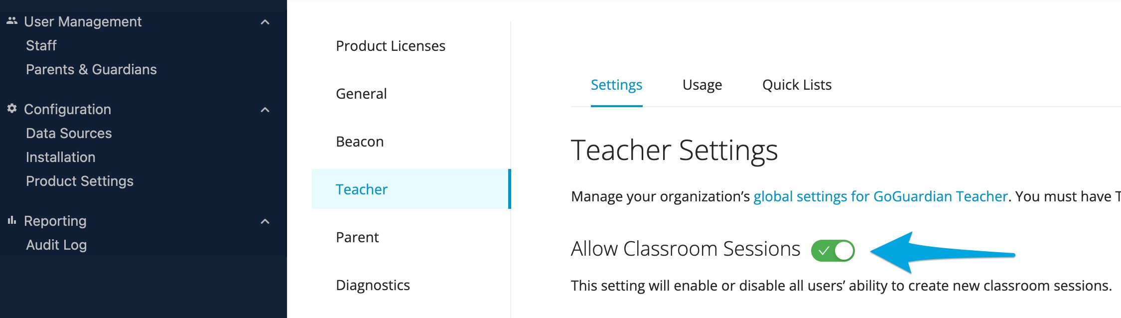 Manage Teacher Accounts